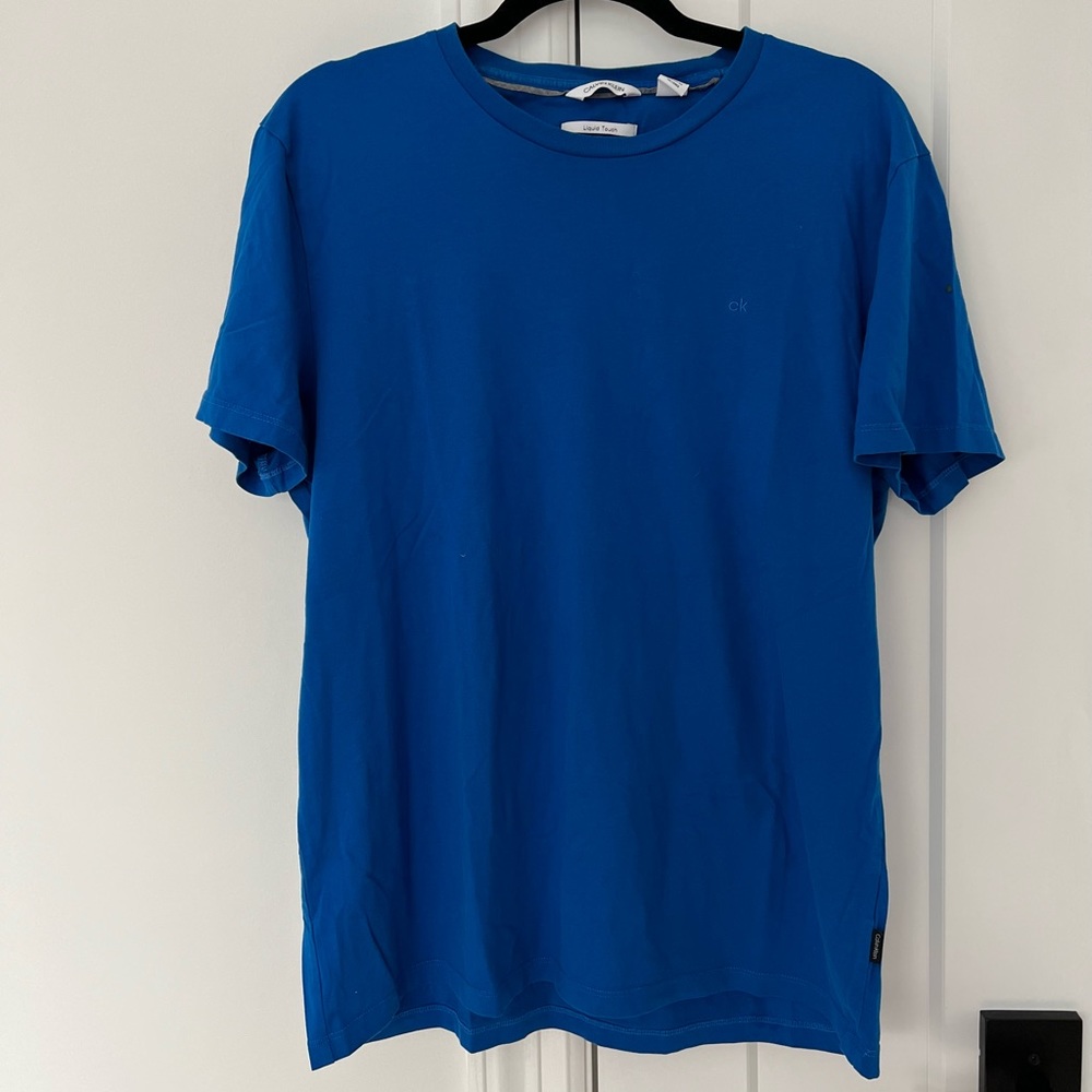 Calvin Klein Liquid touch Blue shirts